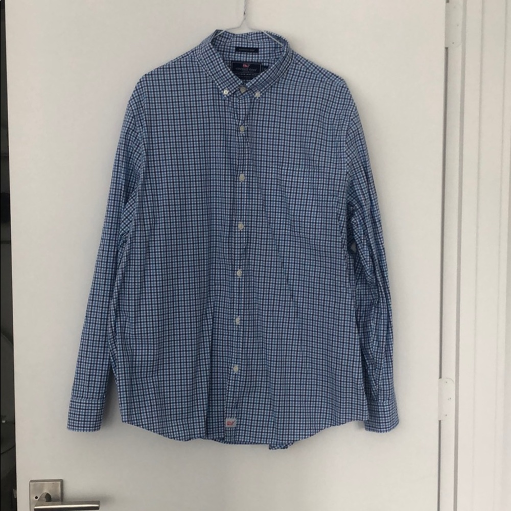 Vineyard Vines Ls Gingham Button Down - image 1